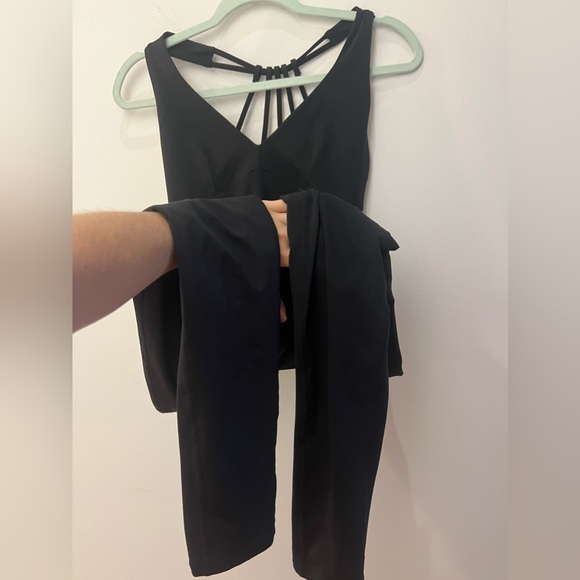 Free People Movement Elevate Onesie Color: Black Size: Medium - Picture 5 of 9